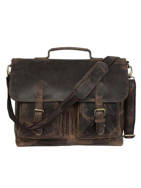 Leather Briefcase Messenger Bag The Buffalo Executive